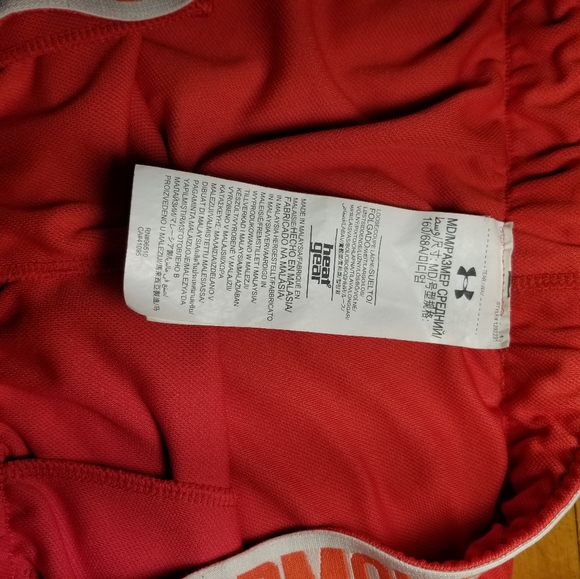 Women's Under Armour Shorts in Coral Pink - Picture 2 of 4